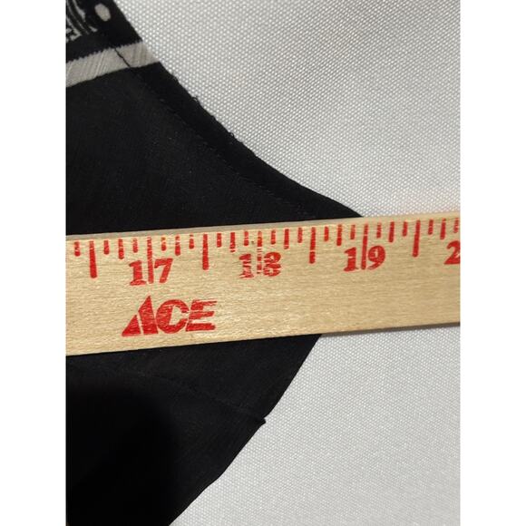 Old Navy Maternity Maxi Dress sz S Black‎ White lined & sheer Flowy Boho fairy - Picture 7 of 10